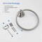Kibi Circular Bathroom Towel Ring - Brush Nickel. KBA1406BN - alternate 7